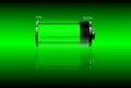 Green filled battery