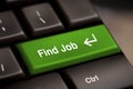 Green find job enter button