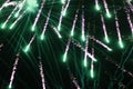 Green Fireworks Display Royalty Free Stock Photo