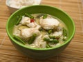 Green fish curry Royalty Free Stock Photo
