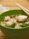 Green fish curry Royalty Free Stock Photo