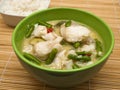 Green fish curry Royalty Free Stock Photo