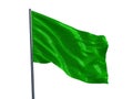 Green flag. 3d render