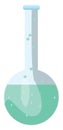 Green flask bottle, icon