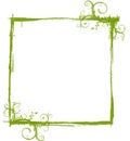 Green floral frame Royalty Free Stock Photo