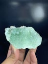 Green flourite crystal mineral specimen from skardu Pakitan