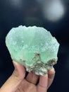 Green flourite crystal mineral specimen from skardu Pakitan