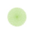 Green Fluffy Vector Hair Ball Royalty Free Stock Photo