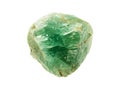 Green fluorite cubic crystal mineral sample