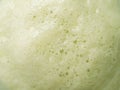 Green foam texture of matcha latte, close up Royalty Free Stock Photo