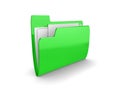 Green folder Royalty Free Stock Photo