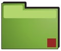 Green folder Royalty Free Stock Photo