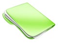 Green Folder icon, eco concept Royalty Free Stock Photo
