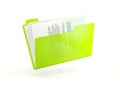 Green folder icon Royalty Free Stock Photo