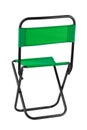 Green folding chair Royalty Free Stock Photo