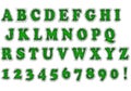 Green font