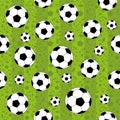 Green football pattern