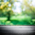 Green forest road background Royalty Free Stock Photo