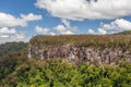 Green forested cliff in Springbrook National Park. Royalty Free Stock Photo
