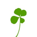 Green four-leafed clover icon