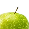 Apple with dew drops Royalty Free Stock Photo