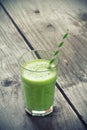 Green fresh healthy smoothie Royalty Free Stock Photo