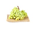 Green fresh ripe grape Royalty Free Stock Photo