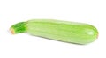 Green fresh Zucchini on white background Royalty Free Stock Photo