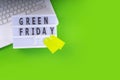 Green Friday background