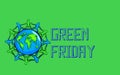 Green friday campaign for clean enviroment Royalty Free Stock Photo