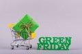 Green Friday eco friendly concept