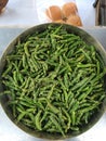 Green fried chilli