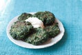 Green fritters