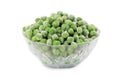 Green frozen peas. Royalty Free Stock Photo