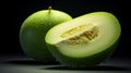 Vibrant Honeydew Melon Image With Stunning Detailing Royalty Free Stock Photo