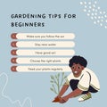 Green Fun Gardening Tips for Beginners Instagram Post