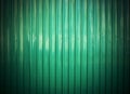Green galvanized iron wall background