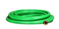 Green garden hosepipe isolated on white Royalty Free Stock Photo