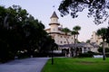 Green garden of Jekyll Island Club.