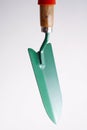 Green garden shovel Royalty Free Stock Photo