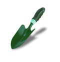 Green garden Shovel tool isolated on white background Royalty Free Stock Photo