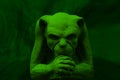 Green gargoyle Royalty Free Stock Photo