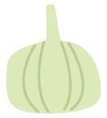 Green garlic, icon