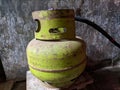 Green gas cylinder or subsidized 3kg LPG gas cylinder or melon gas cylinder.