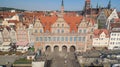 Green Gate Entrance To Old Town Of Gdansk Poland Royalty Free Stock Photo