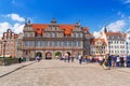 The Green Gate in the old town of Gdansk, Poland Royalty Free Stock Photo