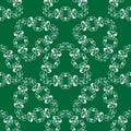 Green gentle seamless pattern