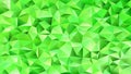 Green geometric abstract chaotic triangle pattern background - mosaic vector graphic design Royalty Free Stock Photo