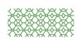 Green Geometric Lattice Pattern Vector, vector design Generative AI Royalty Free Stock Photo