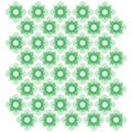 Green geometric ornament. Seamless vector pattern Royalty Free Stock Photo